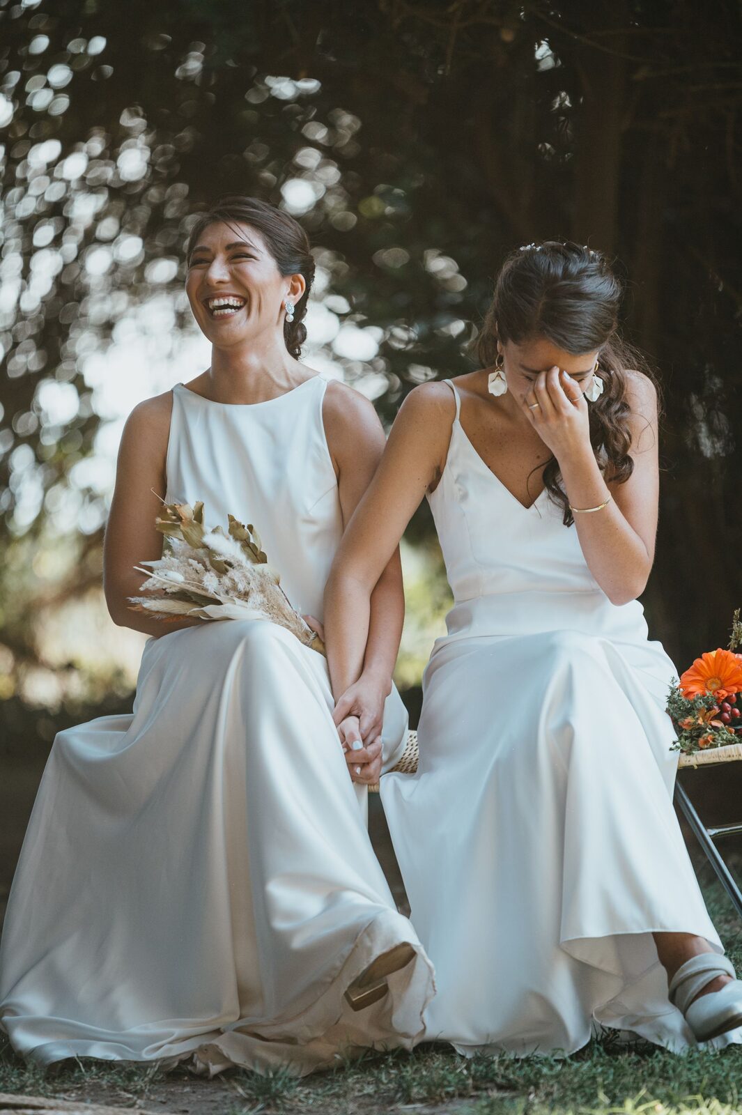 Lena and Rose laughing together
